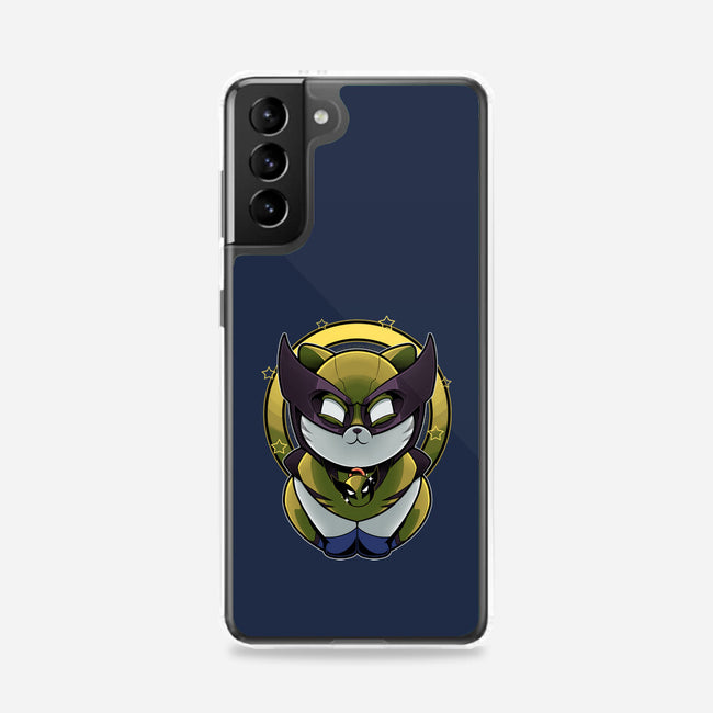 Yellow Cat Mutant-Samsung-Snap-Phone Case-Astrobot Invention