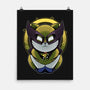 Yellow Cat Mutant-None-Matte-Poster-Astrobot Invention