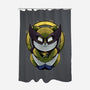 Yellow Cat Mutant-None-Polyester-Shower Curtain-Astrobot Invention
