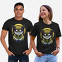 Yellow Cat Mutant-Unisex-Basic-Tee-Astrobot Invention