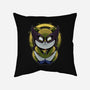 Yellow Cat Mutant-None-Non-Removable Cover w Insert-Throw Pillow-Astrobot Invention