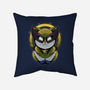 Yellow Cat Mutant-None-Non-Removable Cover w Insert-Throw Pillow-Astrobot Invention