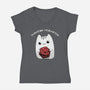 A Dungeon Meowster-Womens-V-Neck-Tee-Astrobot Invention