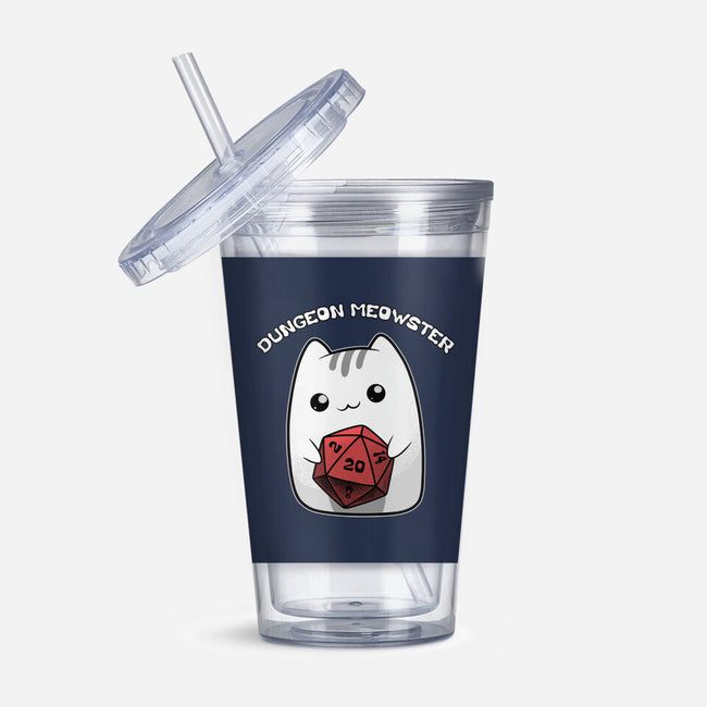 A Dungeon Meowster-None-Acrylic Tumbler-Drinkware-Astrobot Invention