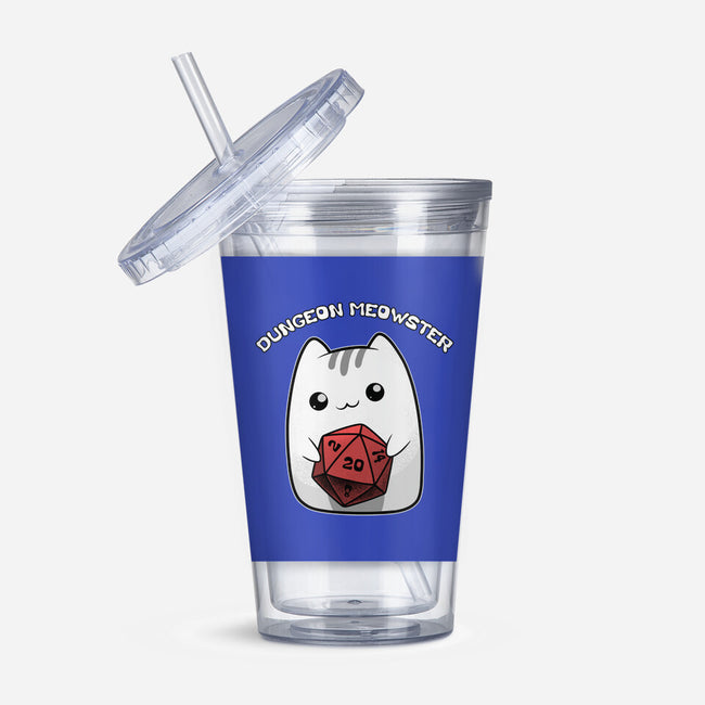 A Dungeon Meowster-None-Acrylic Tumbler-Drinkware-Astrobot Invention