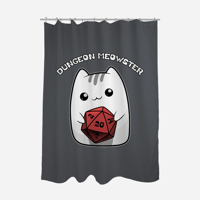 A Dungeon Meowster-None-Polyester-Shower Curtain-Astrobot Invention