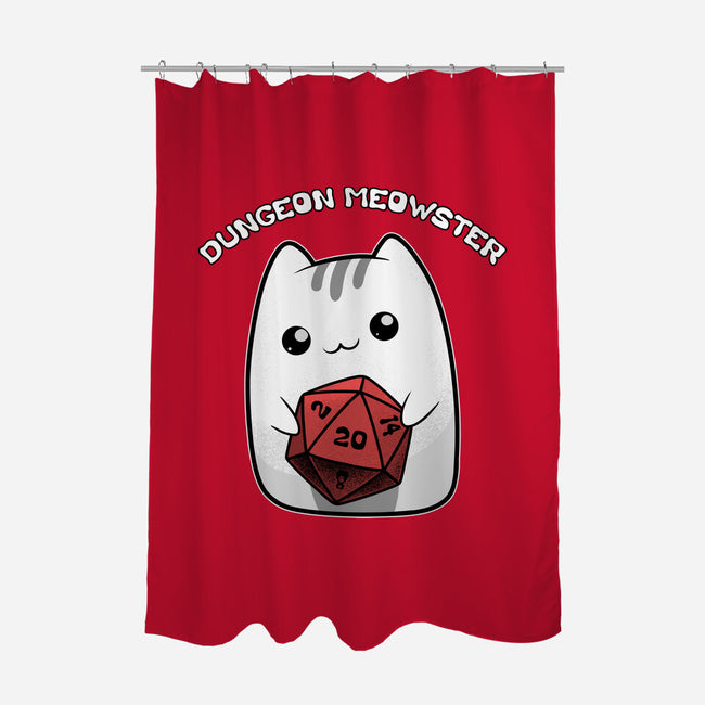 A Dungeon Meowster-None-Polyester-Shower Curtain-Astrobot Invention