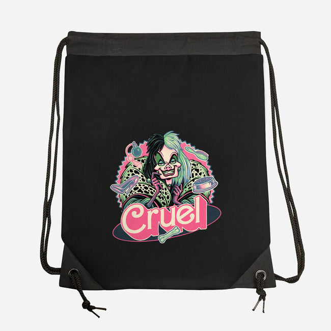 The Cruel Lady-None-Drawstring-Bag-glitchygorilla