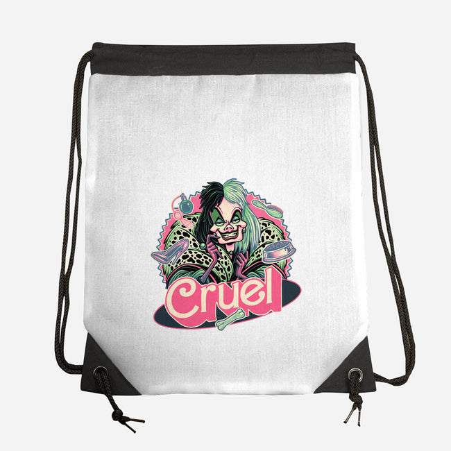 The Cruel Lady-None-Drawstring-Bag-glitchygorilla