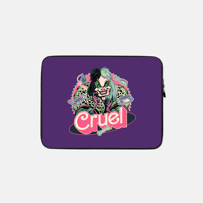 The Cruel Lady-None-Zippered-Laptop Sleeve-glitchygorilla