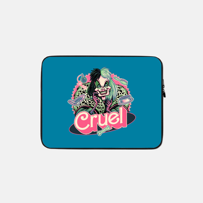 The Cruel Lady-None-Zippered-Laptop Sleeve-glitchygorilla