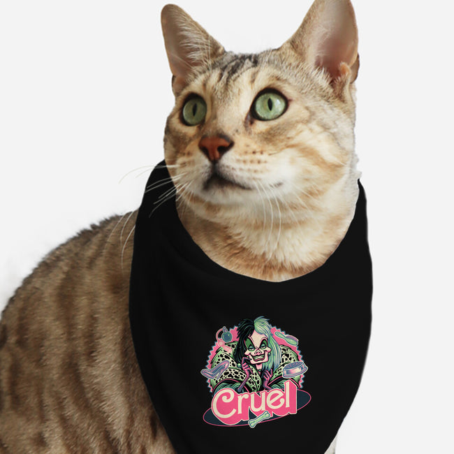 The Cruel Lady-Cat-Bandana-Pet Collar-glitchygorilla