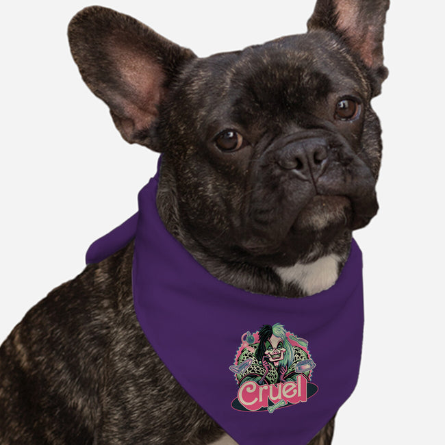 The Cruel Lady-Dog-Bandana-Pet Collar-glitchygorilla