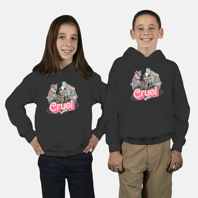 The Cruel Lady-Youth-Pullover-Sweatshirt-glitchygorilla