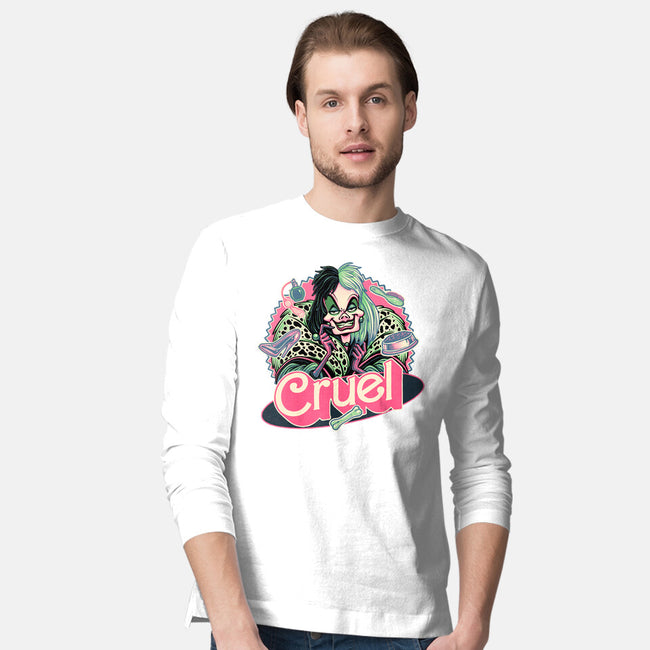 The Cruel Lady-Mens-Long Sleeved-Tee-glitchygorilla