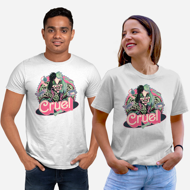 The Cruel Lady-Unisex-Basic-Tee-glitchygorilla