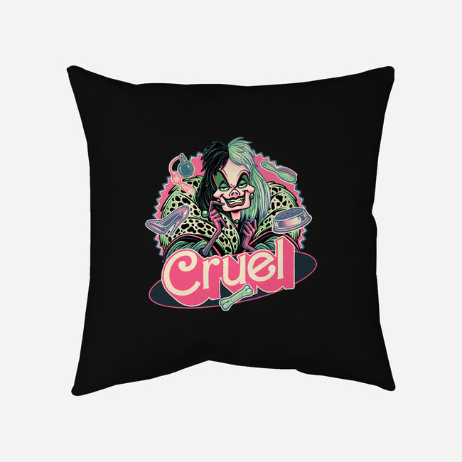 The Cruel Lady-None-Removable Cover-Throw Pillow-glitchygorilla