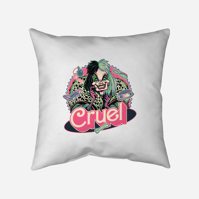 The Cruel Lady-None-Removable Cover-Throw Pillow-glitchygorilla