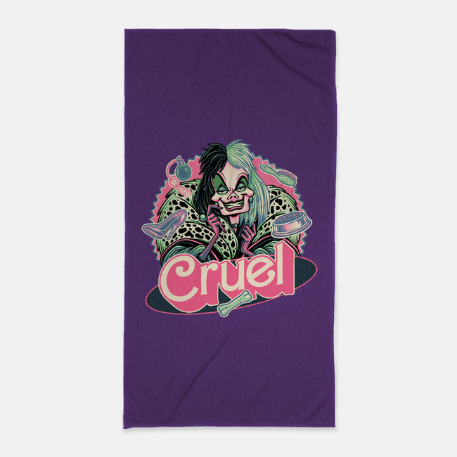 The Cruel Lady-None-Beach-Towel-glitchygorilla