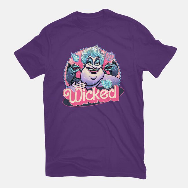 The Wicked Sea-Womens-Basic-Tee-glitchygorilla