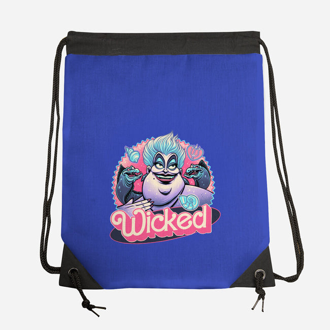 The Wicked Sea-None-Drawstring-Bag-glitchygorilla