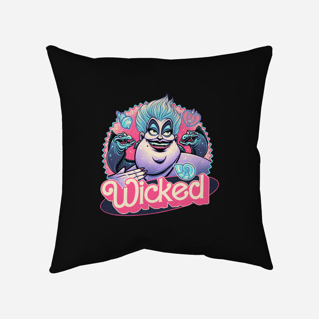 The Wicked Sea-None-Non-Removable Cover w Insert-Throw Pillow-glitchygorilla