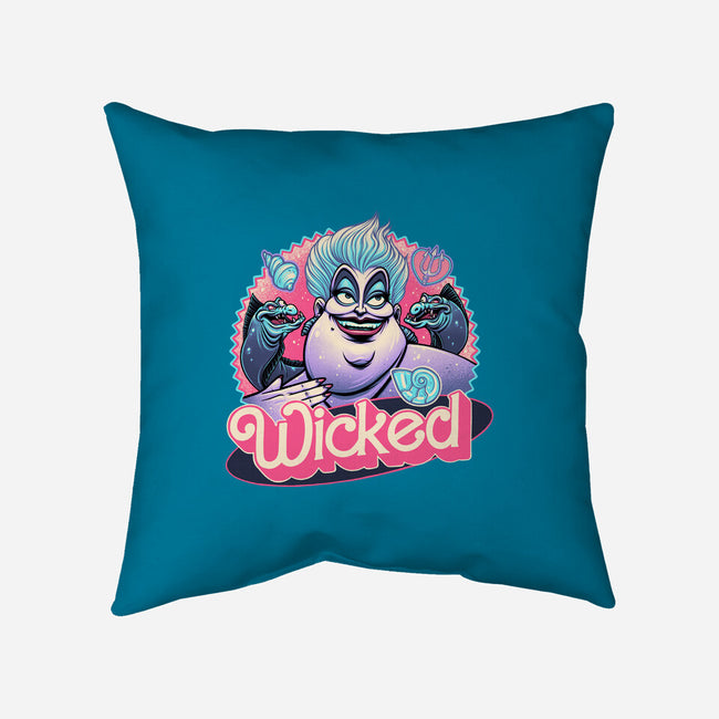 The Wicked Sea-None-Non-Removable Cover w Insert-Throw Pillow-glitchygorilla