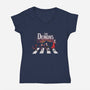 The Demons-Womens-V-Neck-Tee-dandingeroz