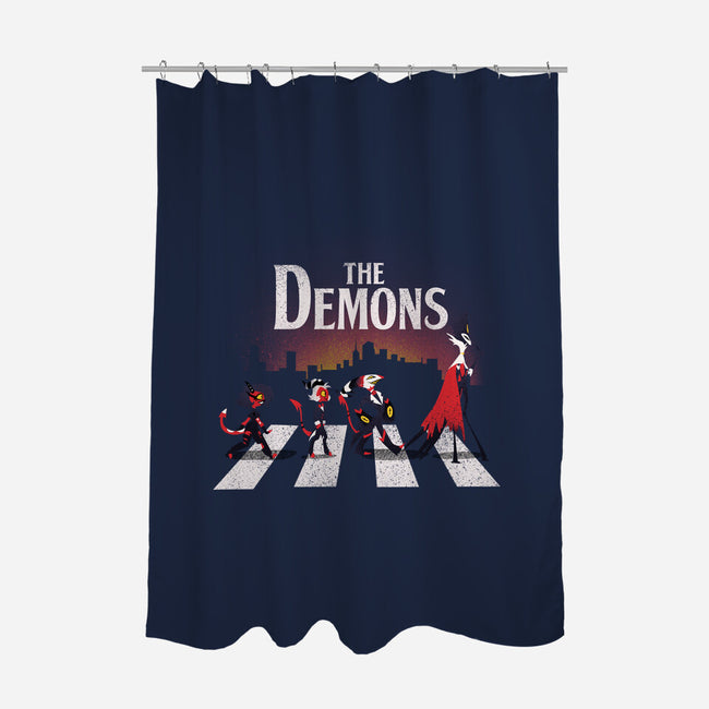 The Demons-None-Polyester-Shower Curtain-dandingeroz