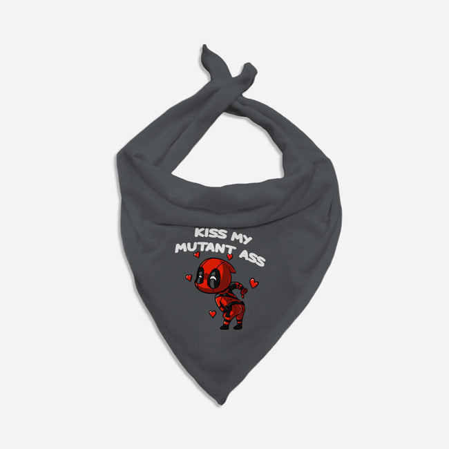 Kiss My Mutant Ass-Cat-Bandana-Pet Collar-fanfabio