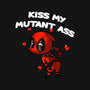 Kiss My Mutant Ass-Womens-V-Neck-Tee-fanfabio