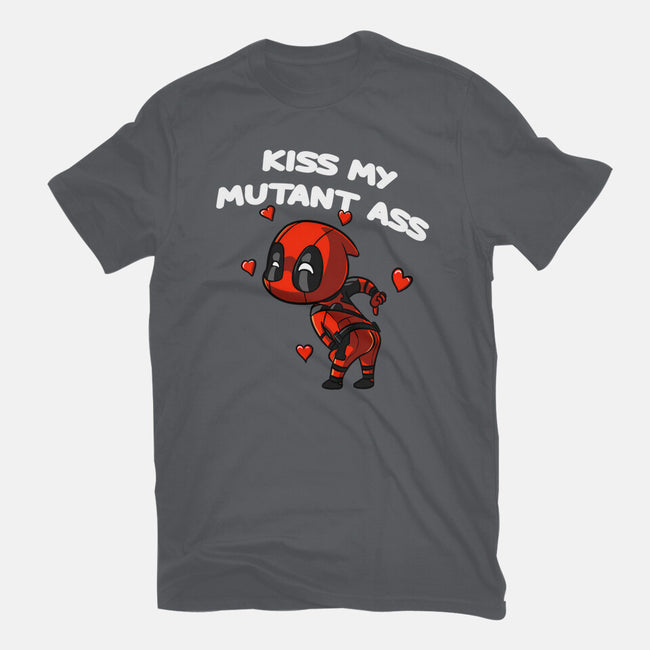 Kiss My Mutant Ass-Womens-Basic-Tee-fanfabio