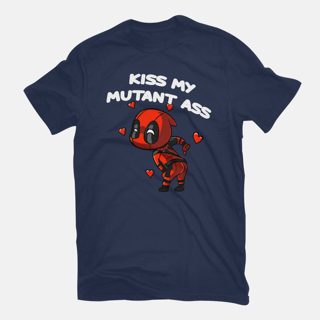 Kiss My Mutant Ass-Womens-Fitted-Tee-fanfabio