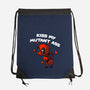 Kiss My Mutant Ass-None-Drawstring-Bag-fanfabio