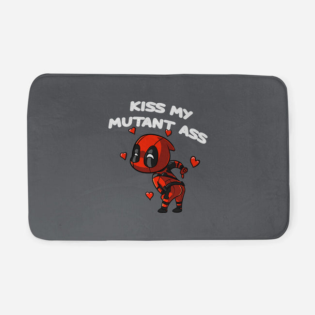 Kiss My Mutant Ass-None-Memory Foam-Bath Mat-fanfabio