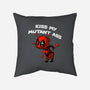 Kiss My Mutant Ass-None-Non-Removable Cover w Insert-Throw Pillow-fanfabio