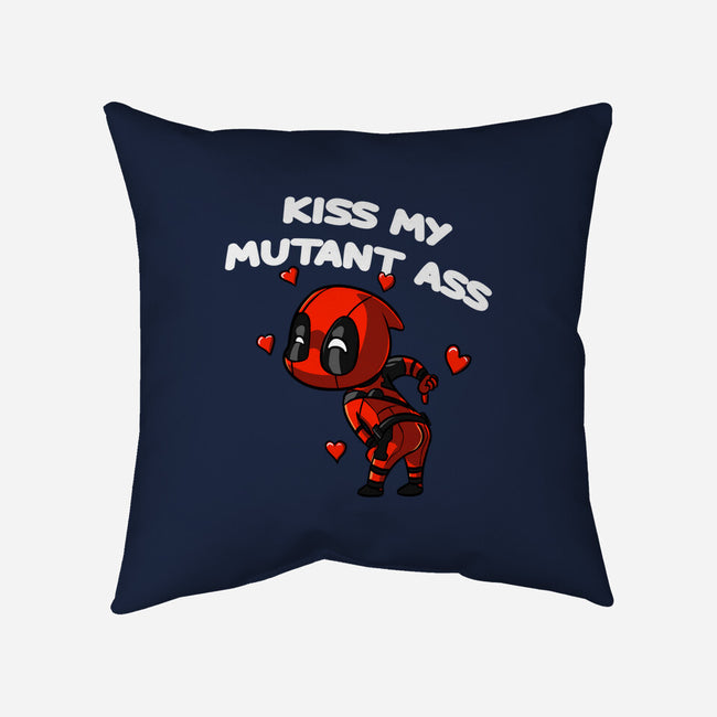 Kiss My Mutant Ass-None-Non-Removable Cover w Insert-Throw Pillow-fanfabio