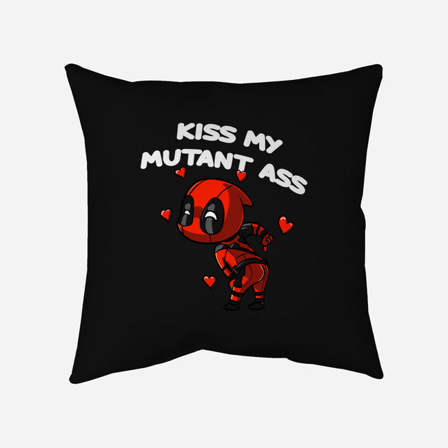 Kiss My Mutant Ass-None-Removable Cover-Throw Pillow-fanfabio