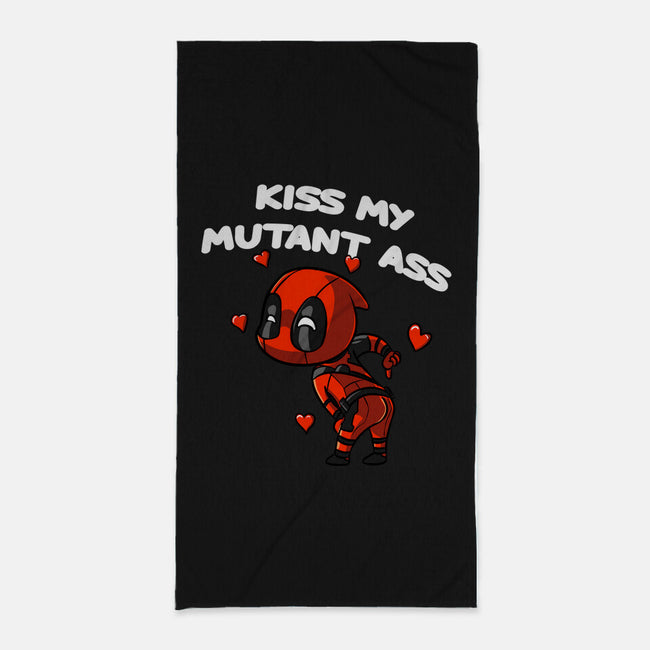 Kiss My Mutant Ass-None-Beach-Towel-fanfabio
