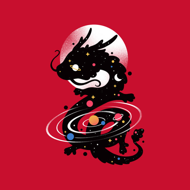 Space Chinese Black Dragon-None-Mug-Drinkware-NemiMakeit