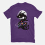 Space Chinese Black Dragon-Womens-Fitted-Tee-NemiMakeit