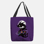 Space Chinese Black Dragon-None-Basic Tote-Bag-NemiMakeit