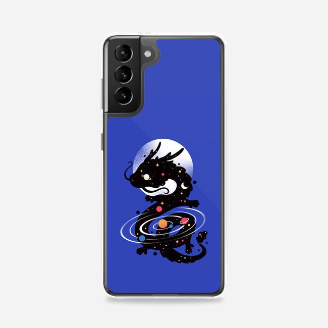 Space Chinese Black Dragon-Samsung-Snap-Phone Case-NemiMakeit