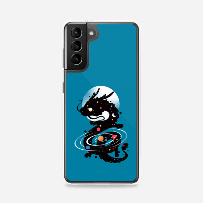 Space Chinese Black Dragon-Samsung-Snap-Phone Case-NemiMakeit