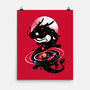 Space Chinese Black Dragon-None-Matte-Poster-NemiMakeit