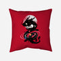 Space Chinese Black Dragon-None-Removable Cover-Throw Pillow-NemiMakeit