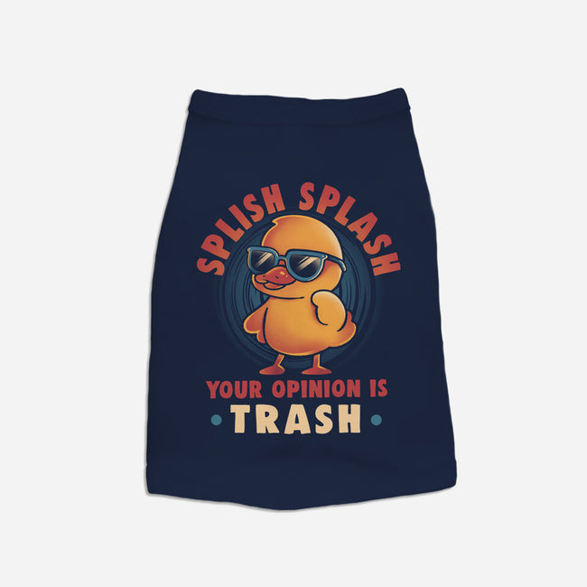 Your Opinion Is Trash-Cat-Basic-Pet Tank-eduely