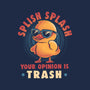 Your Opinion Is Trash-Womens-V-Neck-Tee-eduely