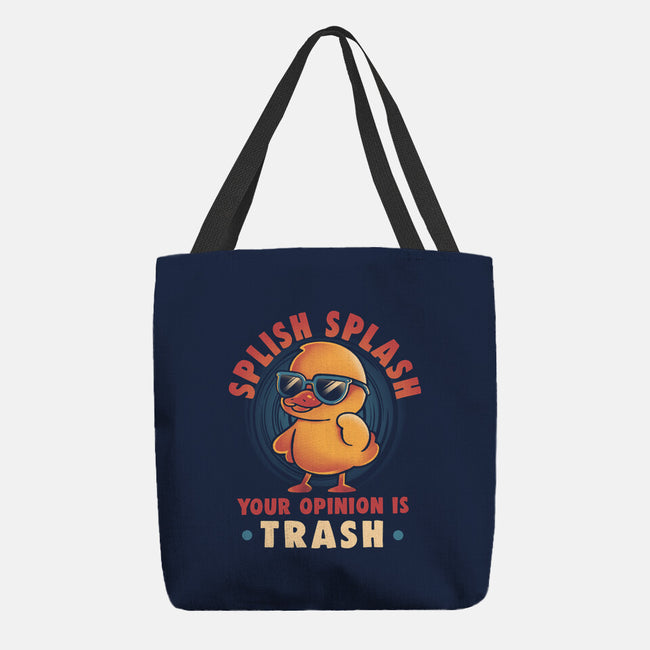 Your Opinion Is Trash-None-Basic Tote-Bag-eduely