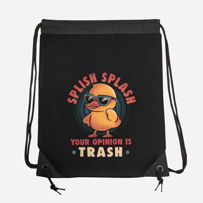 Your Opinion Is Trash-None-Drawstring-Bag-eduely